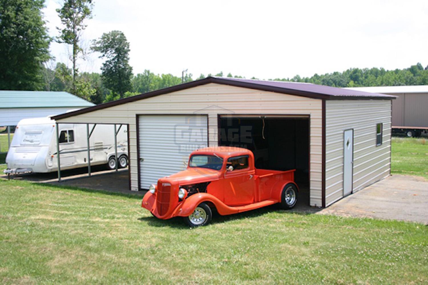 Metal Garage Buildings Types and Features