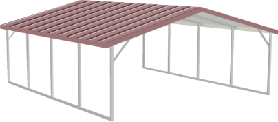 Vertical Roof Style Metal Buildings