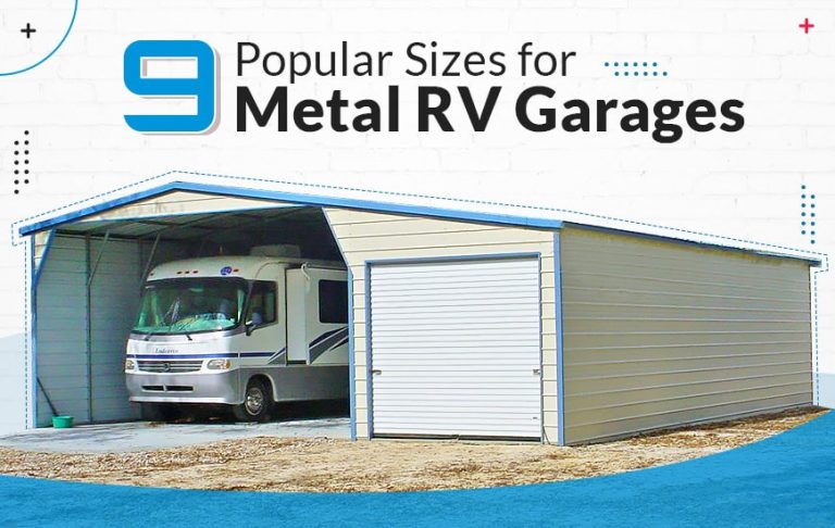 9 Popular Sizes for Metal RV Garages