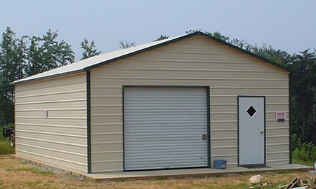 A-Frame Horizontal Roof Garages