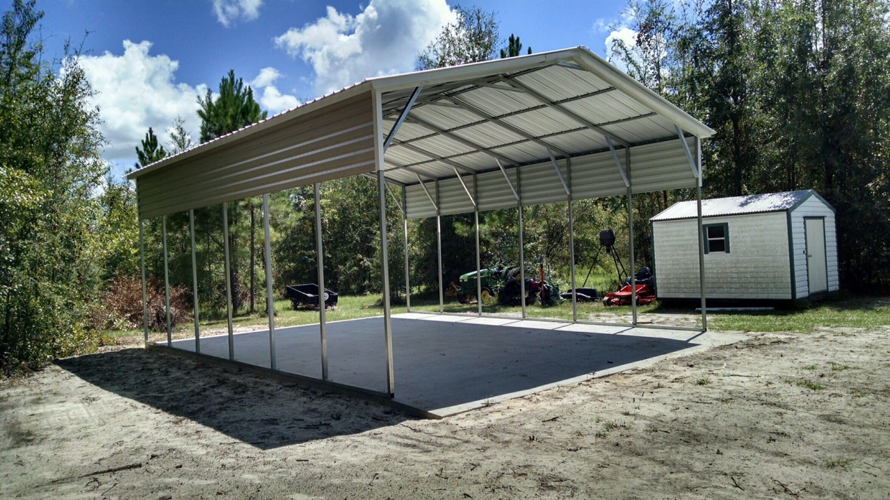 24x26x14 A-Frame Roof RV Cover