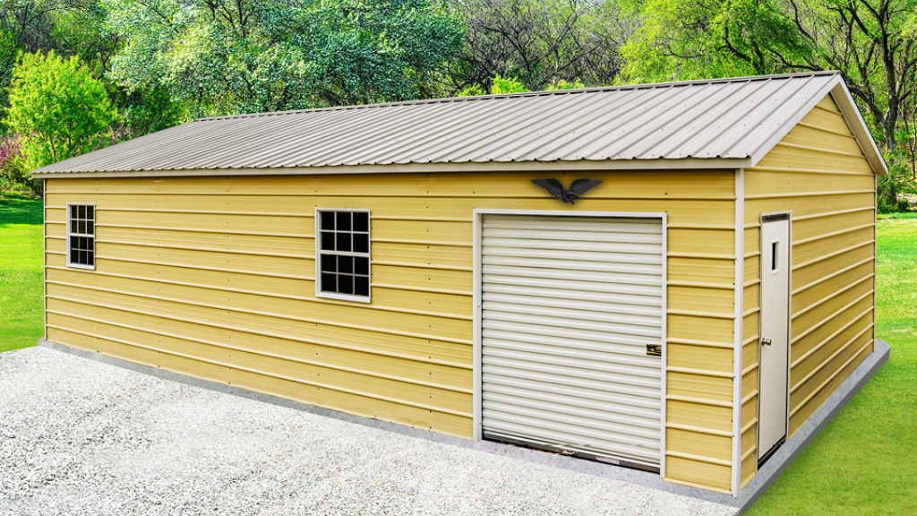 26x41x10 Residential Garage with Side Bays
