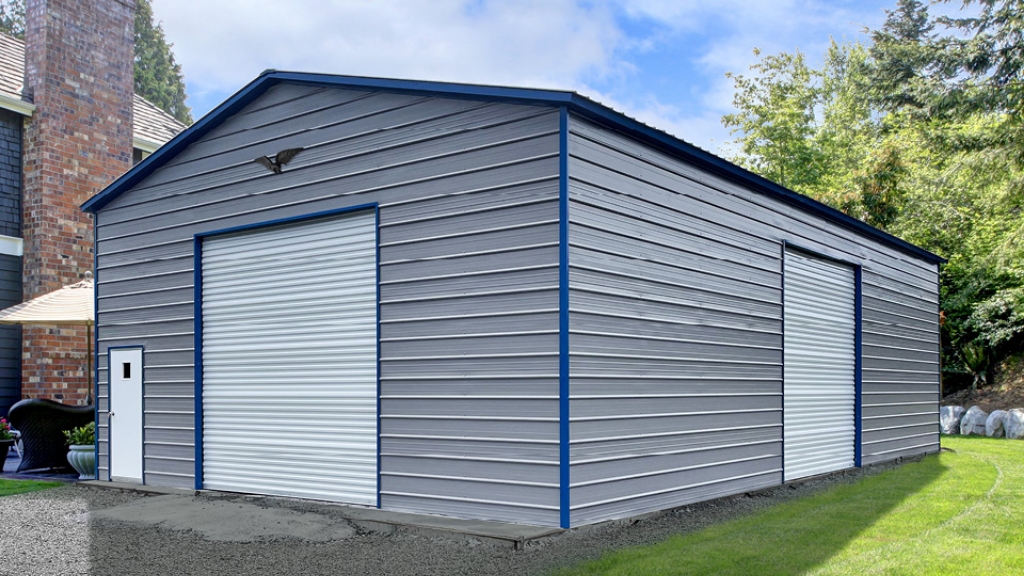26x46x10 Residential Garage with Side Bays