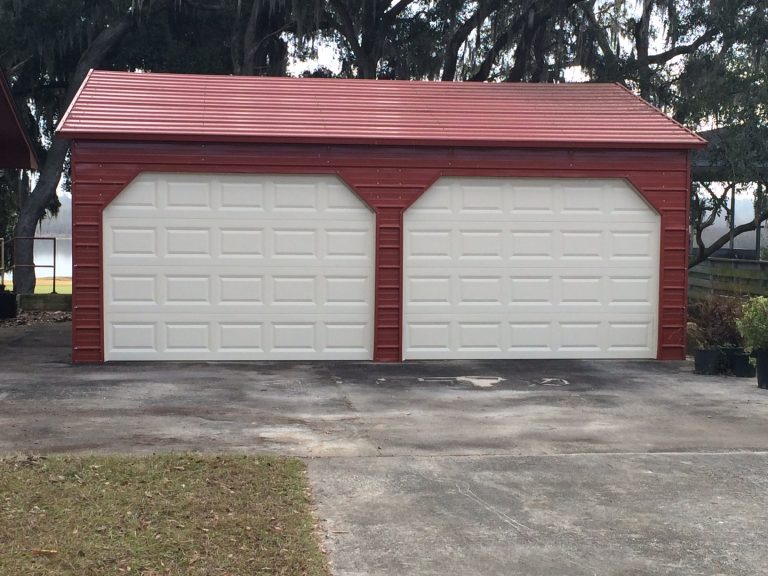 26x26x10 Residential Garage with Side Bays
