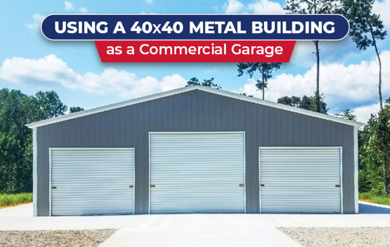 Using a 40x40 Metal Building as a Commercial Garage
