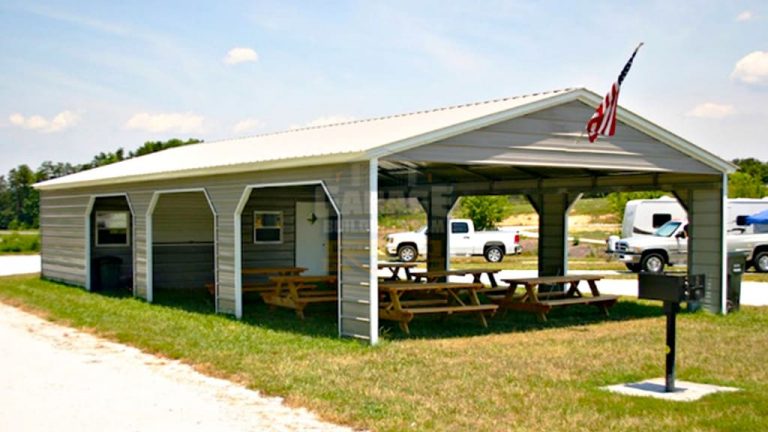 Order 24x41 Metal Garage with Carport Online With Free Delivery And ...