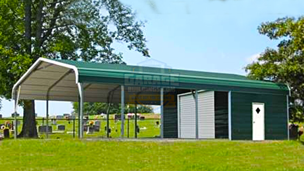 Carport Garage Combo | Combo Metal Buildings At Affordable Prices