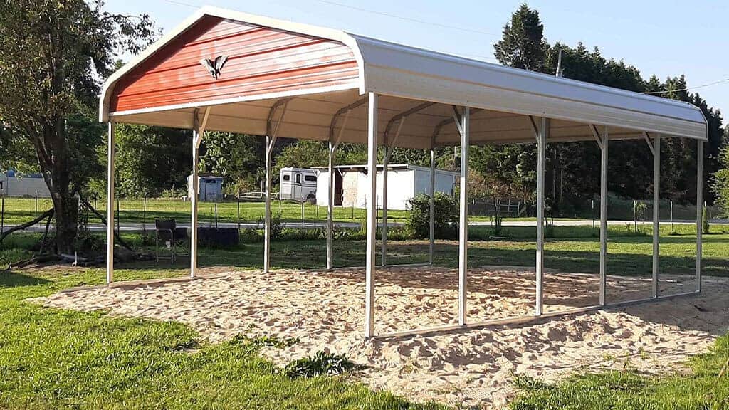 Metal Carports Toreko   20x26 Steel Carport Scaled 1 