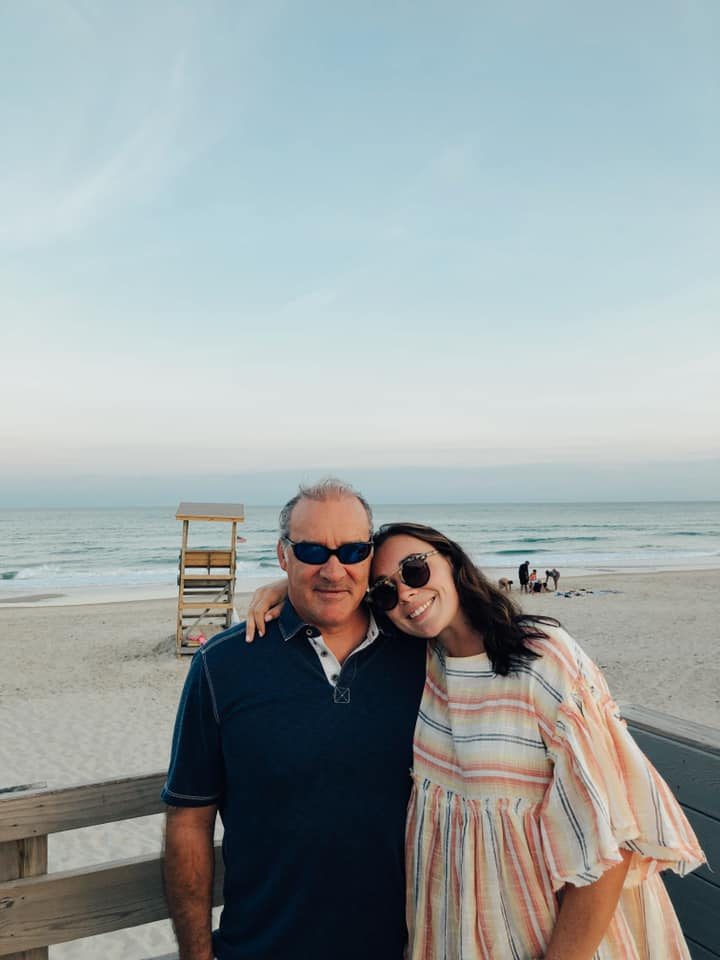 Stephan Michaels with his daughter Ellie, part of the Garage Buildings finance team
