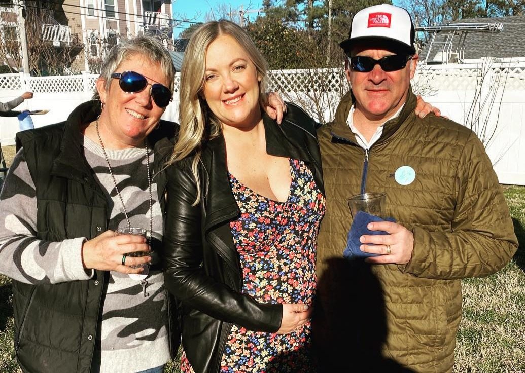 Stephan Michaels with his sister Charlotte and niece Kayla