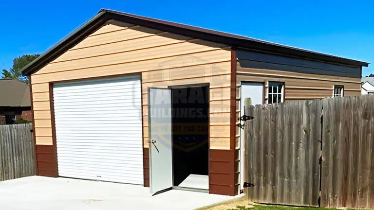 18x25 Outdoor Storage Garage | Metal Utility Garage | Garage Buildings