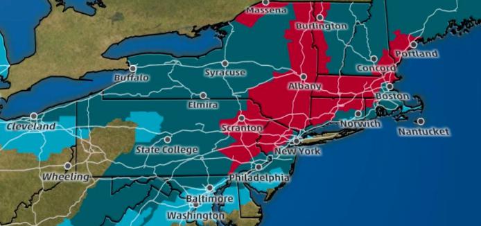Winter Storm Stella Blizzard Pounding The Northeast 