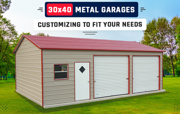 30x40 Metal Garages – Customizing to Fit Your Needs