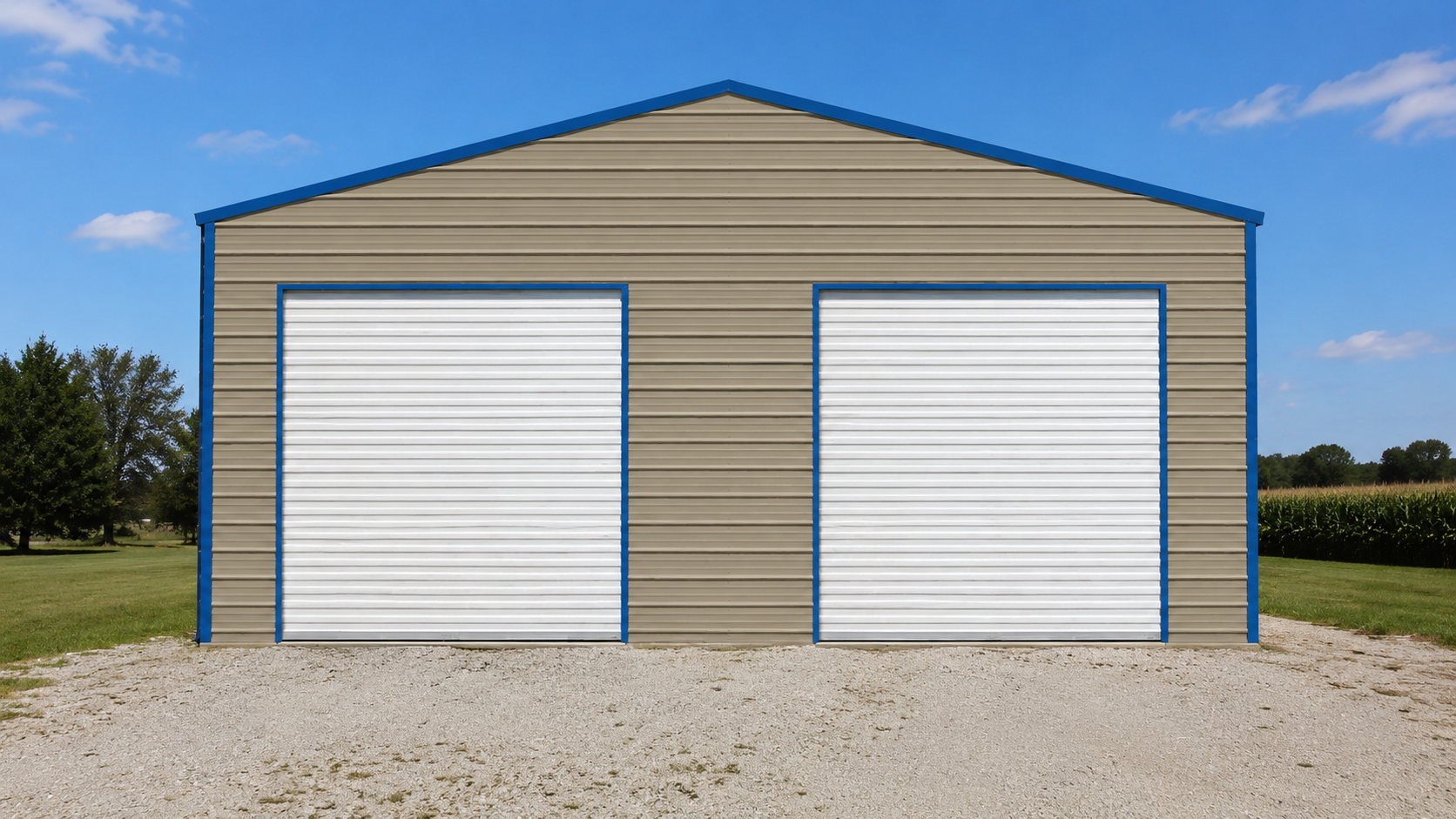 24x24x9 Metal Garage | Custom & Durable | Garage Buildings