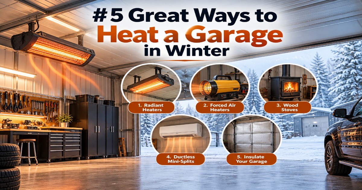 5 Great Ways to Heat a Garage in Winter